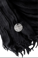Ann Demeulemeester Jara Long Wrinkled Scarf (19 X320 Cm) Cotton/Modal/