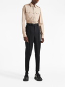 Prada Triangle Logo Cotton Shirt