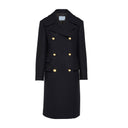 Prada Double Breasted Wool Coat