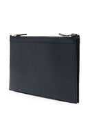 Thom Browne Logo Print Leather Cross Body Bag