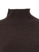 Kangra Cashmere Collo Cratere Manica Raglan Con Spacchi