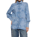 Ganni Bleach Denim Shirt