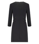 Elisabetta Franchi Black Zipped Dress