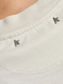 Golden Goose Journey W' Boxy T Shirt Gauze Cotton Jersey With Print