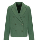 Max Mara Weekend Nembi Grüner zweireihiger Blazer