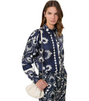 Max Mara Weekend Lastra Blaues Hemd