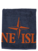Stone Island Beach Towel With Logo Embroidery