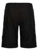 Stone Island Logo Badge Bermuda Shorts