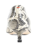 Aeyde Clara Snake Print Calf Leather Creamy