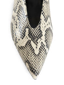 Aeyde Clara Snake Print Calf Leather Creamy