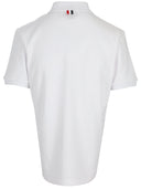 Thom Browne Ss Round Collar Rib Cuff Button Down Shirt In Cotton Milano