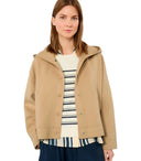 Max Mara Weekend Ridente Beige Hooded Jacket