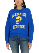 Alexander Mc Queen Varsiity Skull Sweatshirt