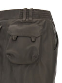 تنورة سان لوران الجلدية