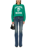 Alexander Mc Queen Varsiity Skull Sweatshirt