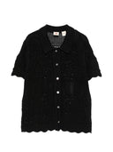 Levi`s Susanna Floral Crochet Shirt Anthracite