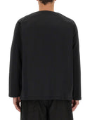 Cardigan de agujas con logotipo