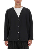 Cardigan de agujas con logotipo
