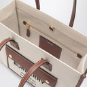 Burberry Freya Small Beige/Leather Tote