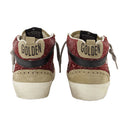 Mid Star Sneakers Golden Goose Deluxe Brand Leather Burgundy