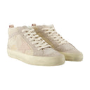 Mid Star Sneakers Golden Goose Deluxe Brand Leather Beige