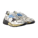 Running Dad Sneakers Golden Goose Deluxe Brand Leather Silver