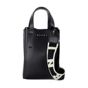 Museo Nano Shopper Bag Marni Leather Black