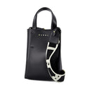 Museo Nano Shopper Bag Marni Leather Black