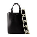 Museo Mini Crossbody Marni Leather Black