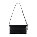 Folded Small Crossbody Jil Sander Leather Black
