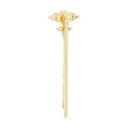 Feodora Bobby Hair Clips Vivienne Westwood Metal Grey
