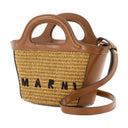 Tropicalia Micro Shopper Bag Marni Raw Sienna Leather