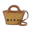 Tropicalia Micro Shopper Bag Marni Raw Sienna Leather