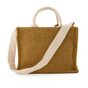 Bolso Shopper Cesta Pequeño Marni Piel Siena/Natural