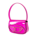 1DR skulderveske diesel skinn fuchsia