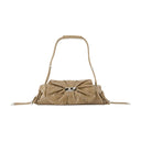 Scrunch D Beige de cuero diesel de bolso de hombro pequeño