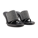 Bumper Crystal Mules J.W. Anderson Black Leather