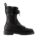 Punk Combat Boots J.W. Anderson Leather Black