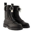 Punk Combat Boots J.W. Anderson Leather Black