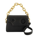 Burrow 24 Hobo Bag Off White Black/Clear Leather