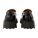 Sponge Loafer Ankle Boots Off White Black/Militaire Leather