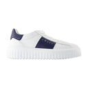 H ränder sneakers hogan lädervitt