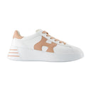 Rebel Sneakers Hogan Leather White