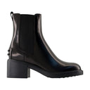 Stivaletto Ankle Boots Tod's Leather Black