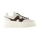 H Stripes Sneakers Hogan Leather White