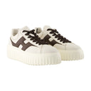 H Stripes Sneakers Hogan Leather White