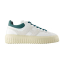 H Stripes Sneakers Hogan Leather White