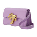 Palm Beach Bag Pm In Lilac And Gold Leather
