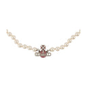 Kitty Pearl Necklace Vivienne Westwood Metal Silver