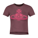 Paris Orb Mini Peru 'T Shirt Vivienne Westwood Baumwollburgund